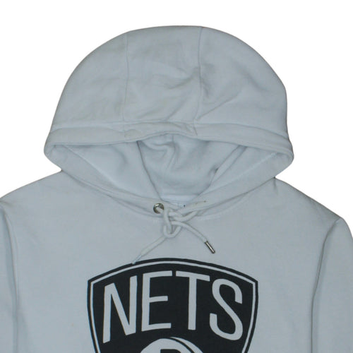 Primark NBA Brooklyn Nets Men's White Pullover Hoodie M