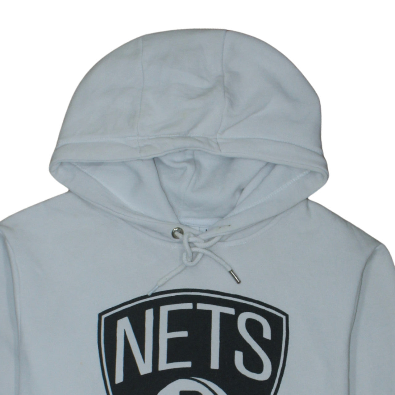 Primark NBA Brooklyn Nets Men's White Pullover Hoodie M
