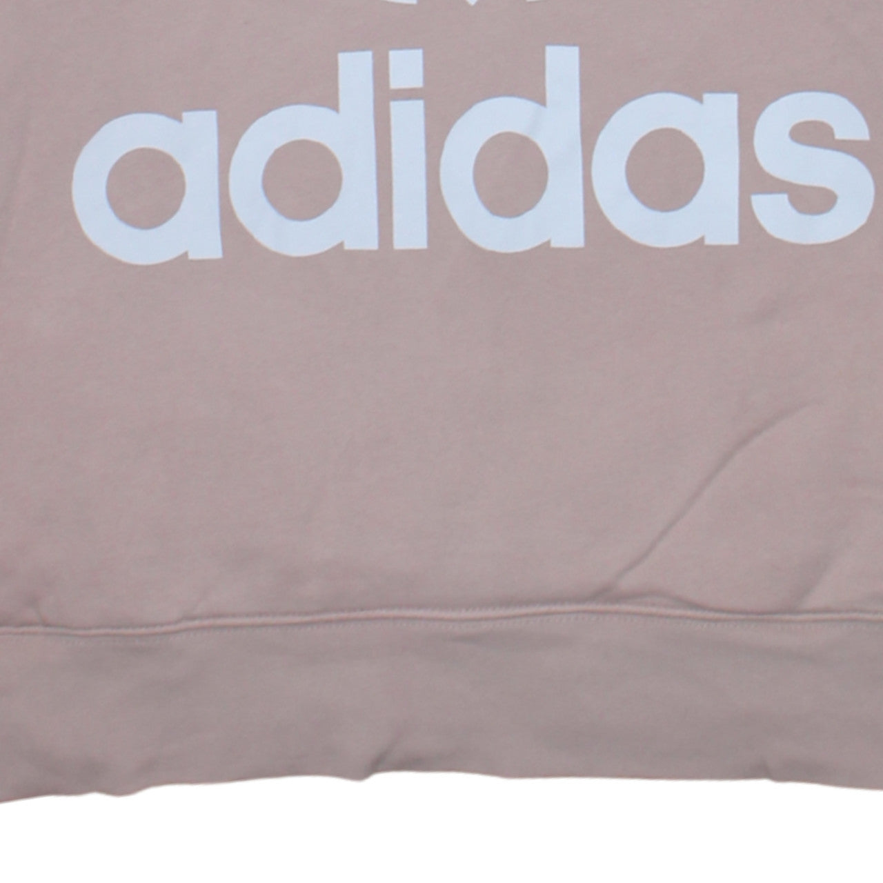 Adidas Women Pink Hoodie Size 16 Pullover Cotton Graphic Logo