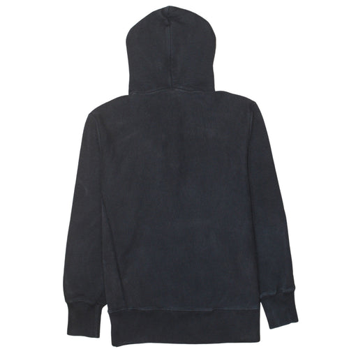 Champion Men's Black Large 1/2 Zip Hoodie Reverse Weave Sweatshirt