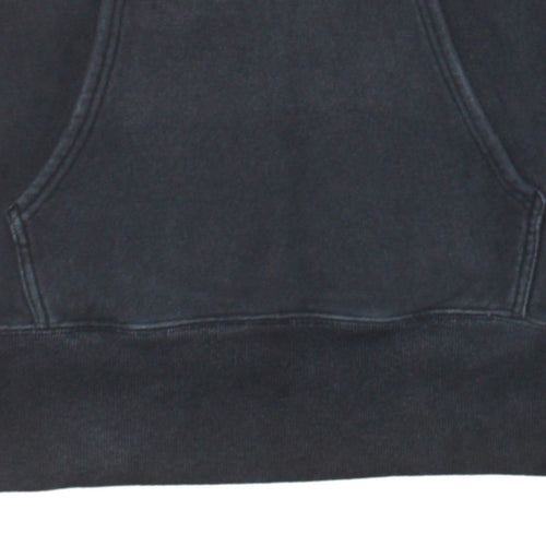 Champion Men's Black Large 1/2 Zip Hoodie Reverse Weave Sweatshirt