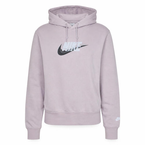 Nike Womens Pink Pullover Hoodie XS Cotton Blend Logo Sweatshirt