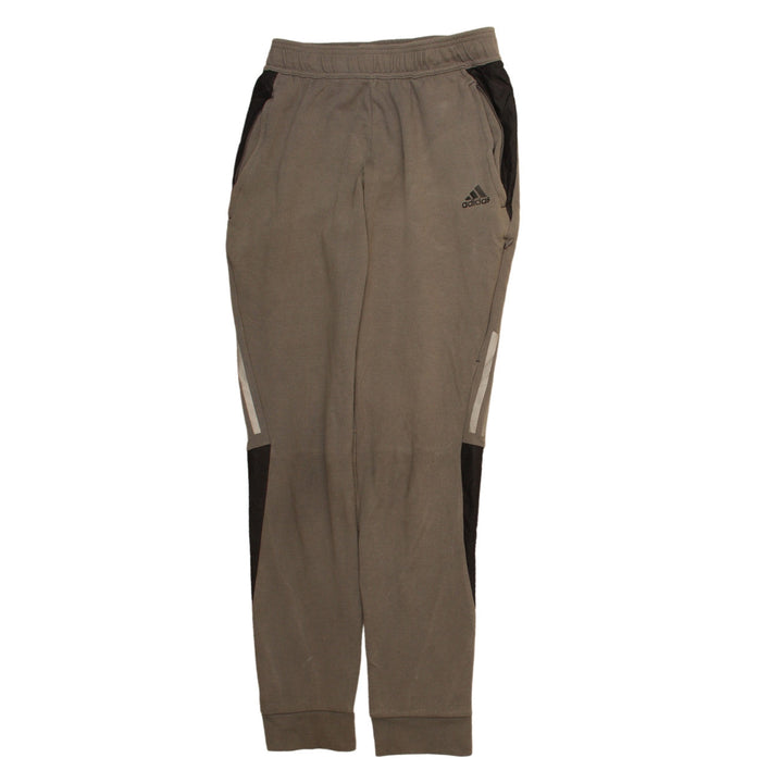 Adidas Men Beige Jogger Activewear Trousers Small Elastic Waist