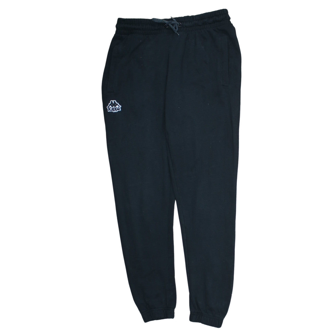 Kappa Men's Black Small Jogger Sweatpants Fleece Activewear Trousers