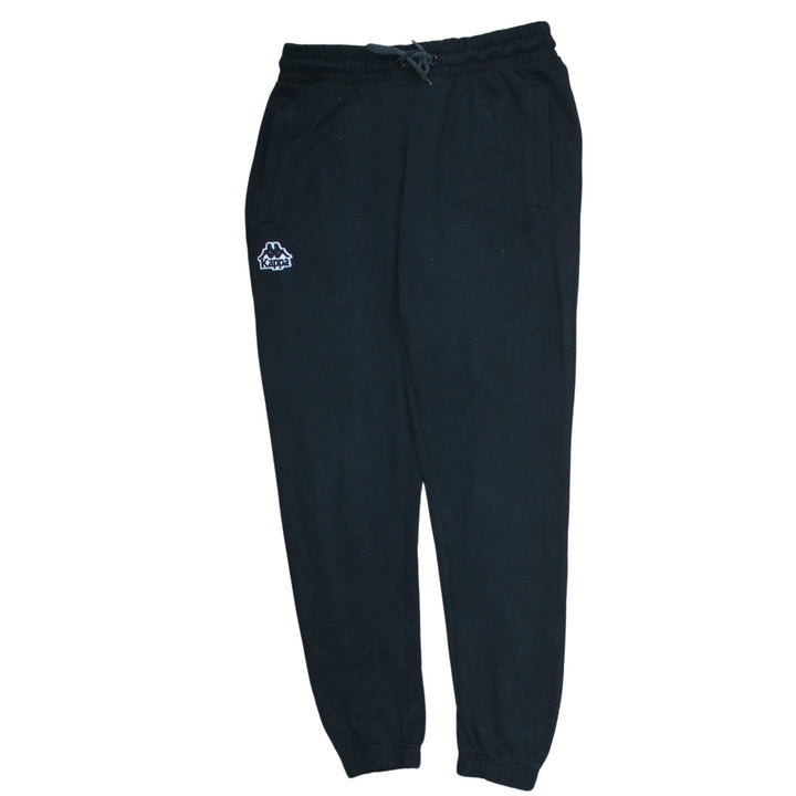 Kappa Men's Black Small Jogger Sweatpants Fleece Activewear Trousers