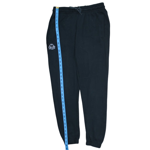 Kappa Men's Black Small Jogger Sweatpants Fleece Activewear Trousers