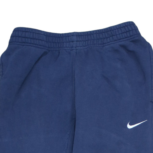 Nike Men's Blue Small Fleece Jogger Sweatpants with Elastic Waist