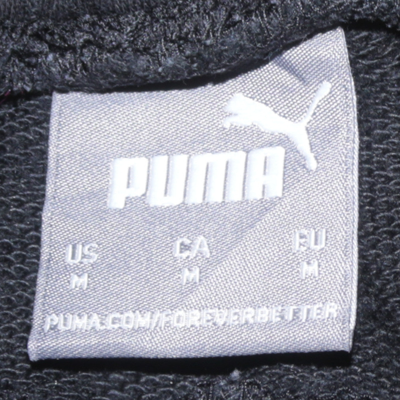 Puma Men's Black Jogger Sweatpants M Regular Fit Fleece