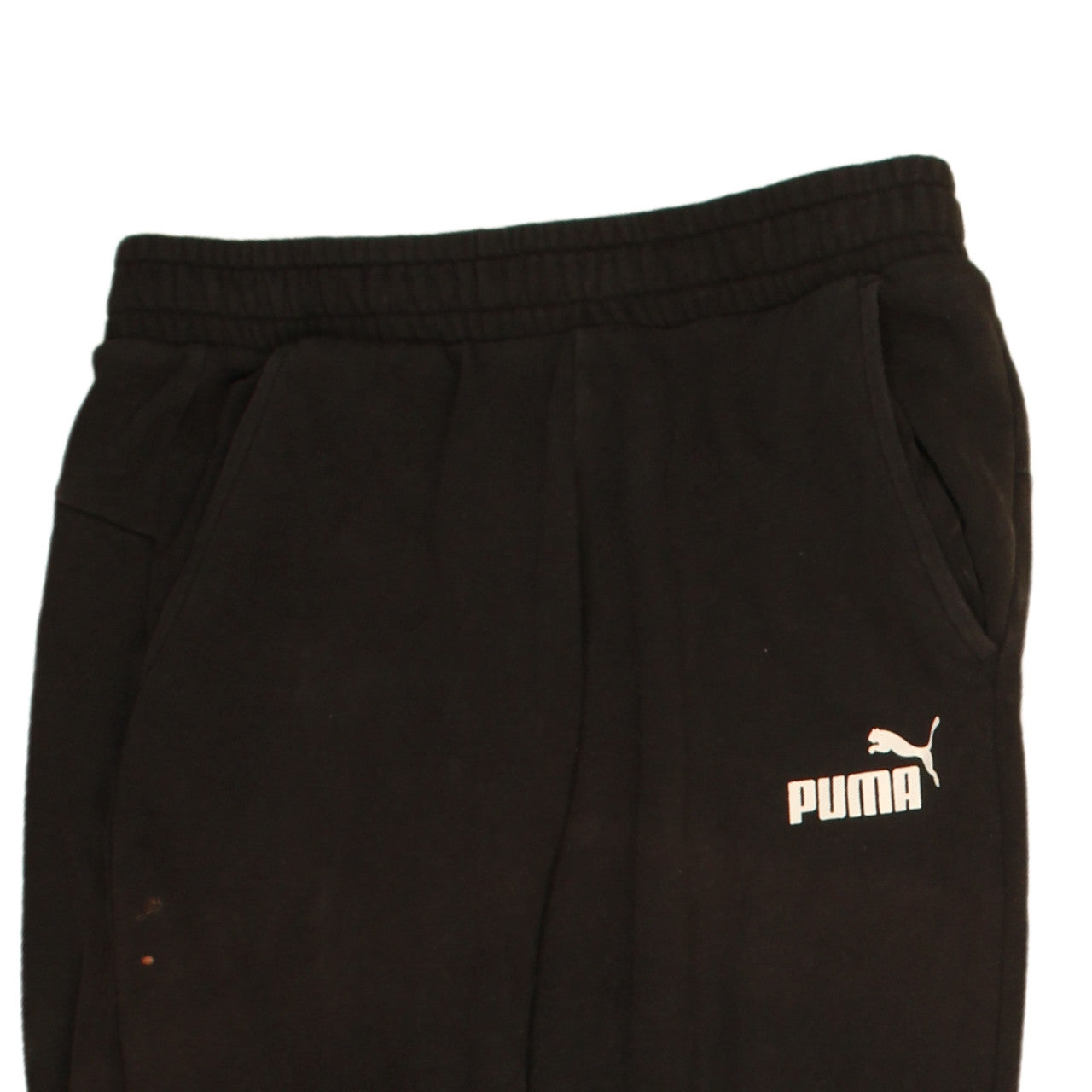 Puma Men's Black Jogger Sweatpants M Regular Fit Fleece