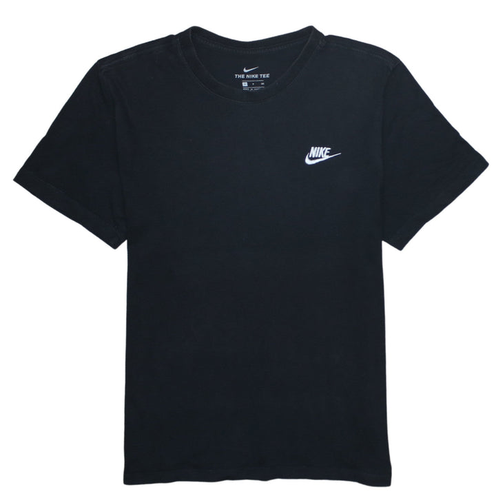 Nike Men's Black Small Logo Sports Crew Neck T-Shirt