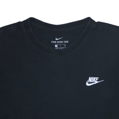 Nike Men's Black Small Logo Sports Crew Neck T-Shirt