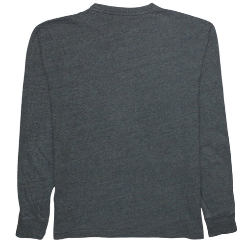 Ralph Lauren Men’s Grey Long Sleeve Crew Neck Cotton Top Size S