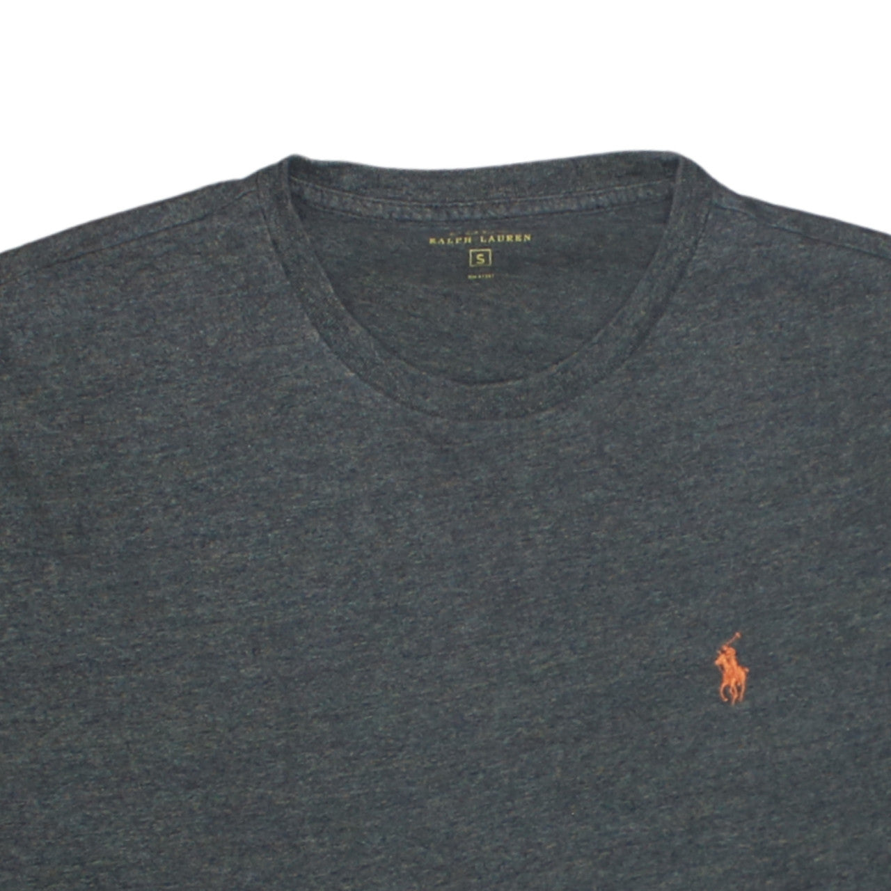 Ralph Lauren Men’s Grey Long Sleeve Crew Neck Cotton Top Size S