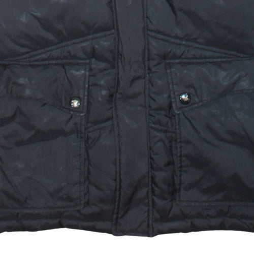 Tommy Hilfiger Women's Black Size 16 Long Puffer Jacket