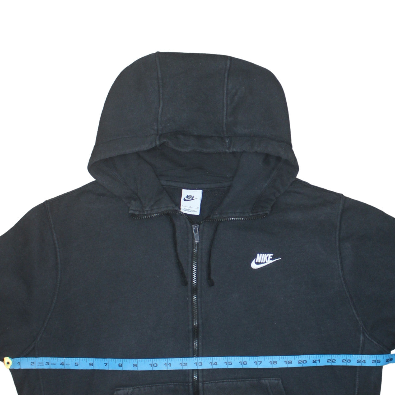 Nike Women's Black Full Zip Hoodie Sweatshirt Size L