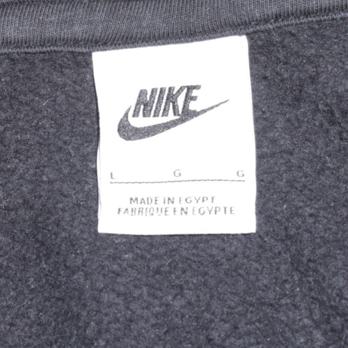 Nike Women's Black Full Zip Hoodie Sweatshirt Size L