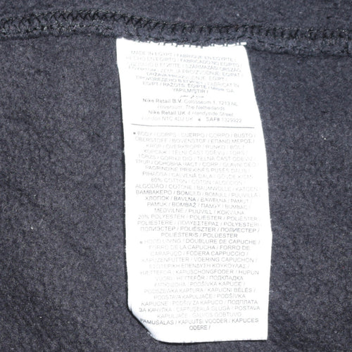 Nike Women's Black Full Zip Hoodie Sweatshirt Size L