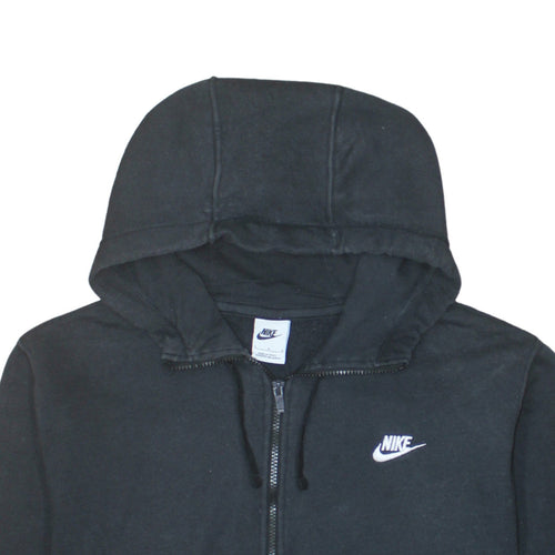 Nike Women's Black Full Zip Hoodie Sweatshirt Size L