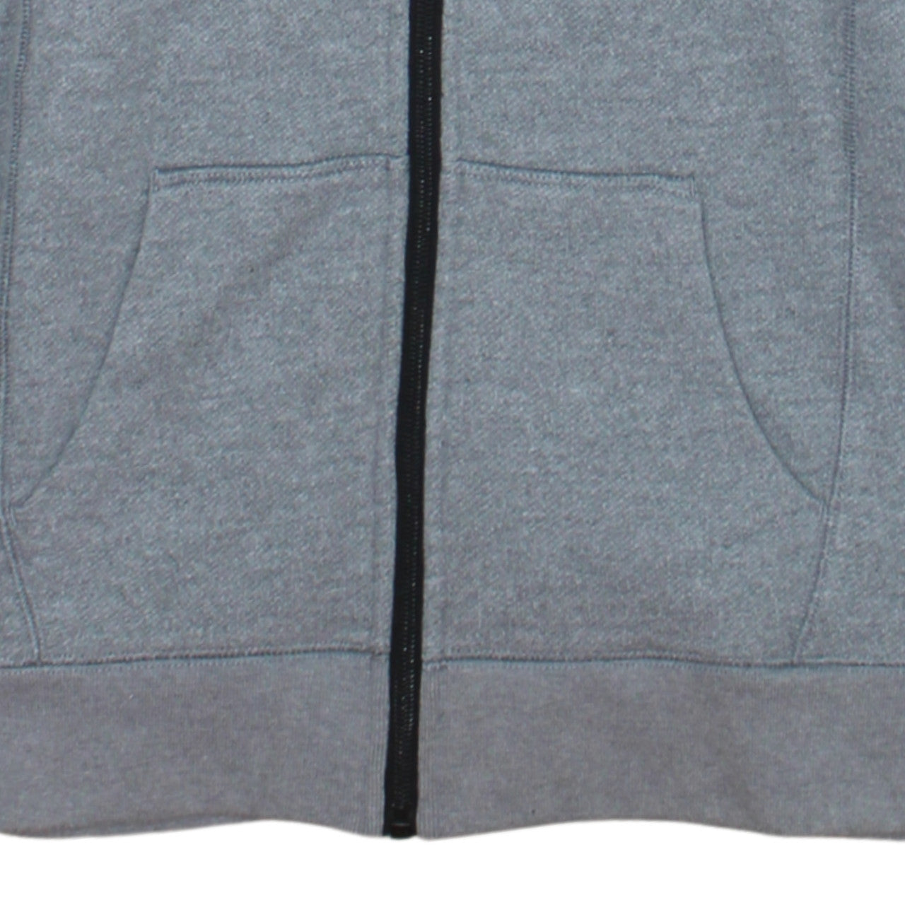 Jordan Boys Grey Full Zip Hoodie 12-13 Years Cotton Blend Fleece