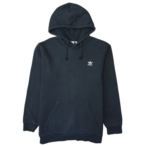 Adidas Mens Black XL Pullover Hoodie Fleece Regular Fit