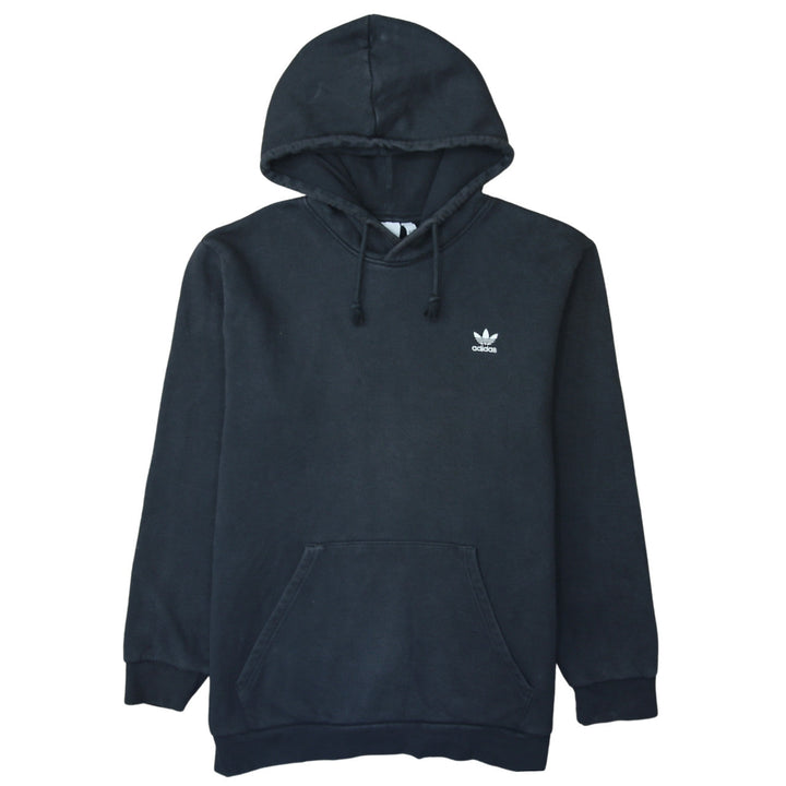 Adidas Mens Black XL Pullover Hoodie Fleece Regular Fit