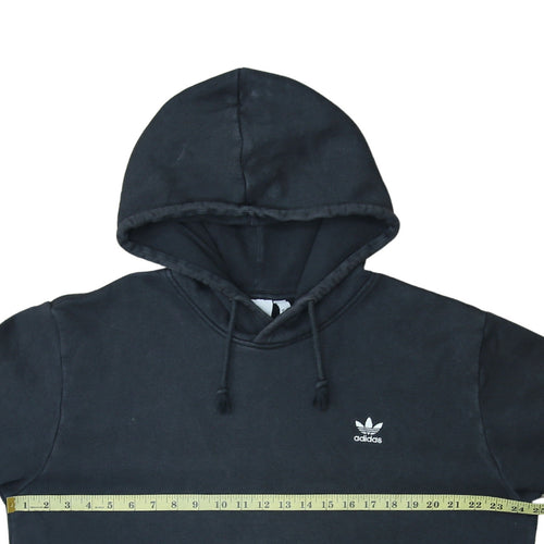 Adidas Mens Black XL Pullover Hoodie Fleece Regular Fit
