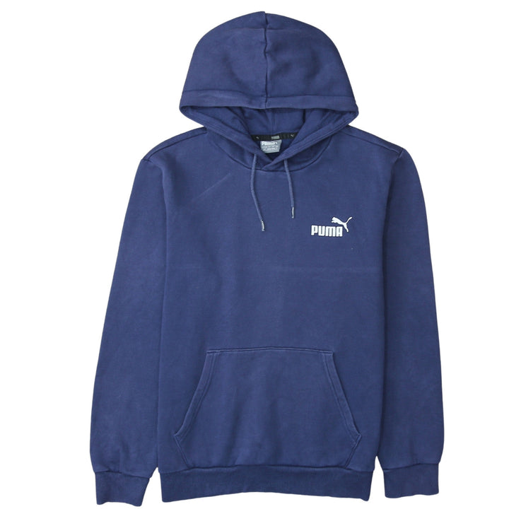 Puma Men's Blue Pullover Hoodie Small Sports Fleece Sweatshirt