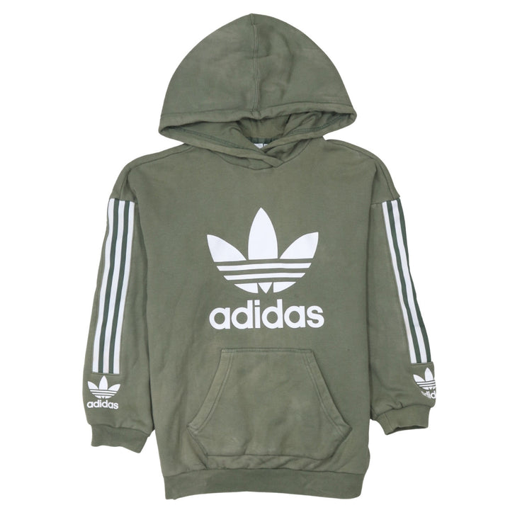 Adidas Womens Green Pullover Hoodie Size XS Casual Sportswear