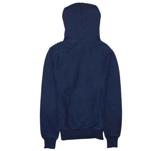 Champion Mens Navy Blue XS Pullover Hoodie Reverse Weave Sweatshirt
