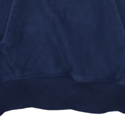 Champion Mens Navy Blue XS Pullover Hoodie Reverse Weave Sweatshirt