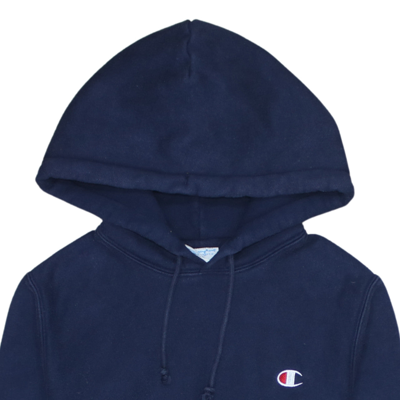 Champion Mens Navy Blue XS Pullover Hoodie Reverse Weave Sweatshirt