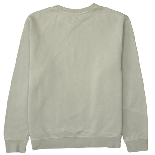 Nike Women’s Beige Crew Neck Pullover Sweatshirt M Logo Print
