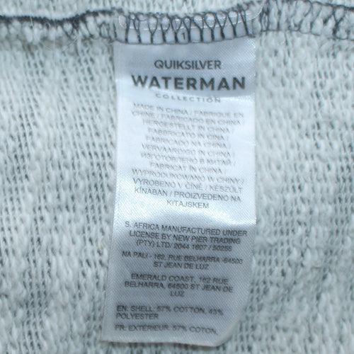 Quiksilver Waterman Grey Men’s XL Pullover Hoodie
