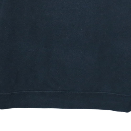 Nike Men Black Crew Neck Pullover Sweatshirt Size S Regular Fit