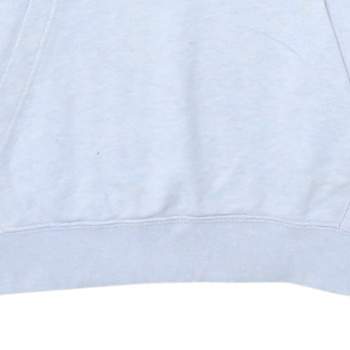 Nike Women’s Light Grey Pullover Hoodie Medium Cotton Blend