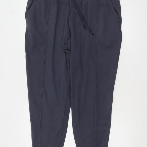 Mondetta Womens Blue XL Jogger Trousers Cotton Blend Comfort Fit