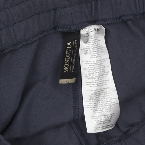 Mondetta Womens Blue XL Jogger Trousers Cotton Blend Comfort Fit