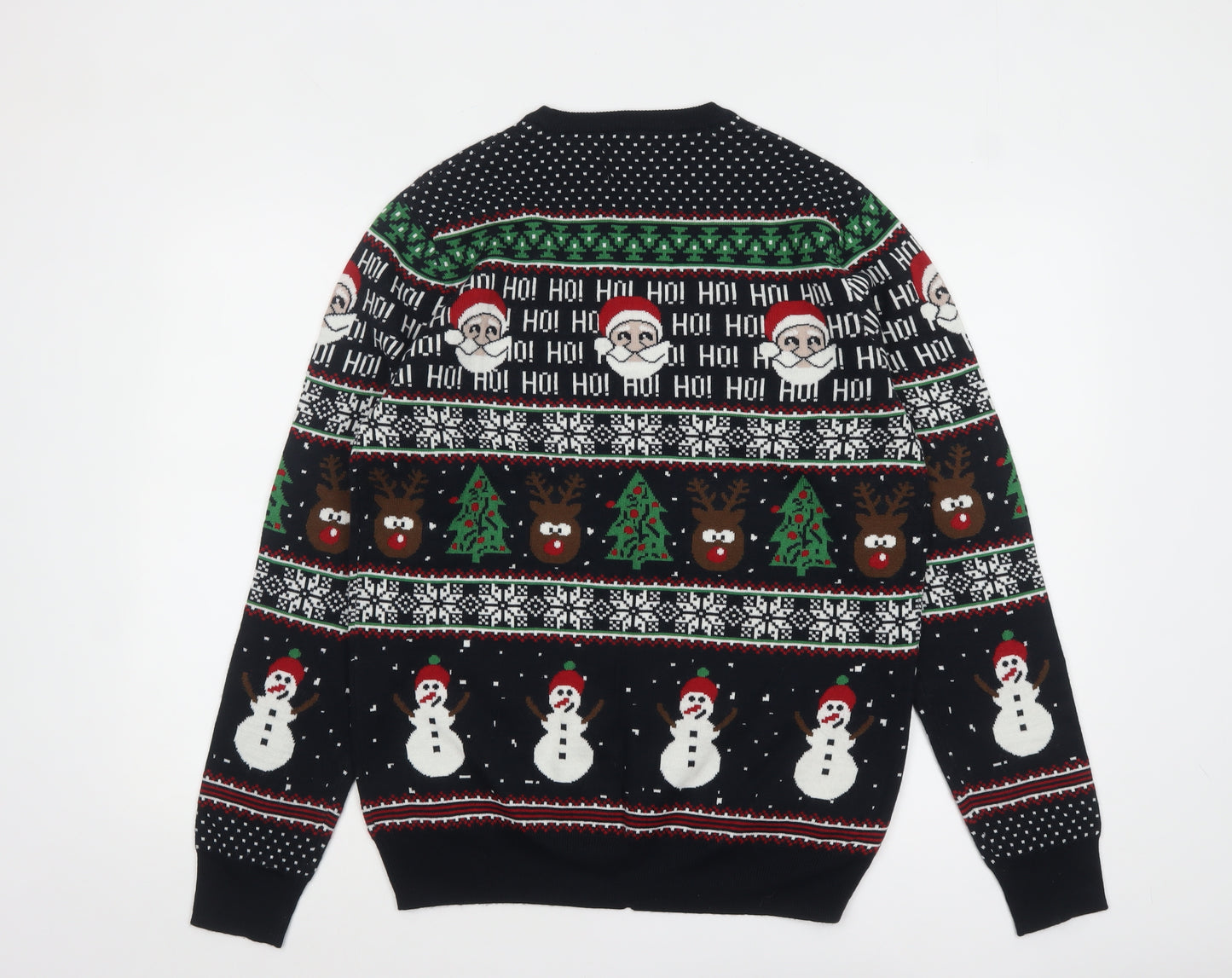 George Men's Multicoloured Christmas Pullover Jumper M