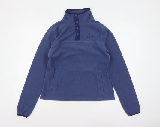 Gelert Women's Blue Fleece Henley Sweatshirt UK 10