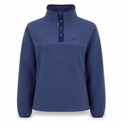 Gelert Women's Blue Fleece Henley Sweatshirt UK 10