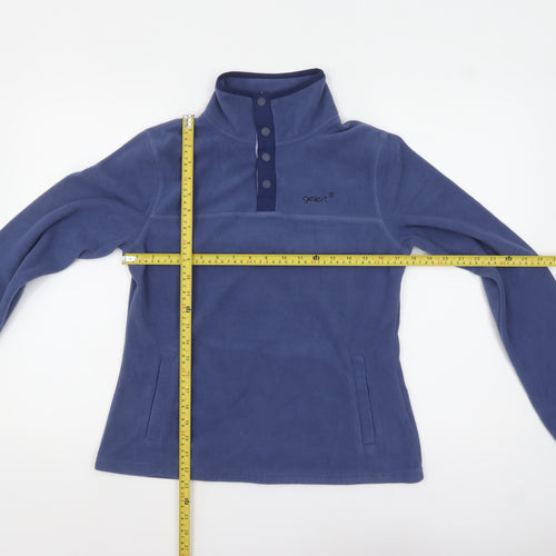 Gelert Women's Blue Fleece Henley Sweatshirt UK 10