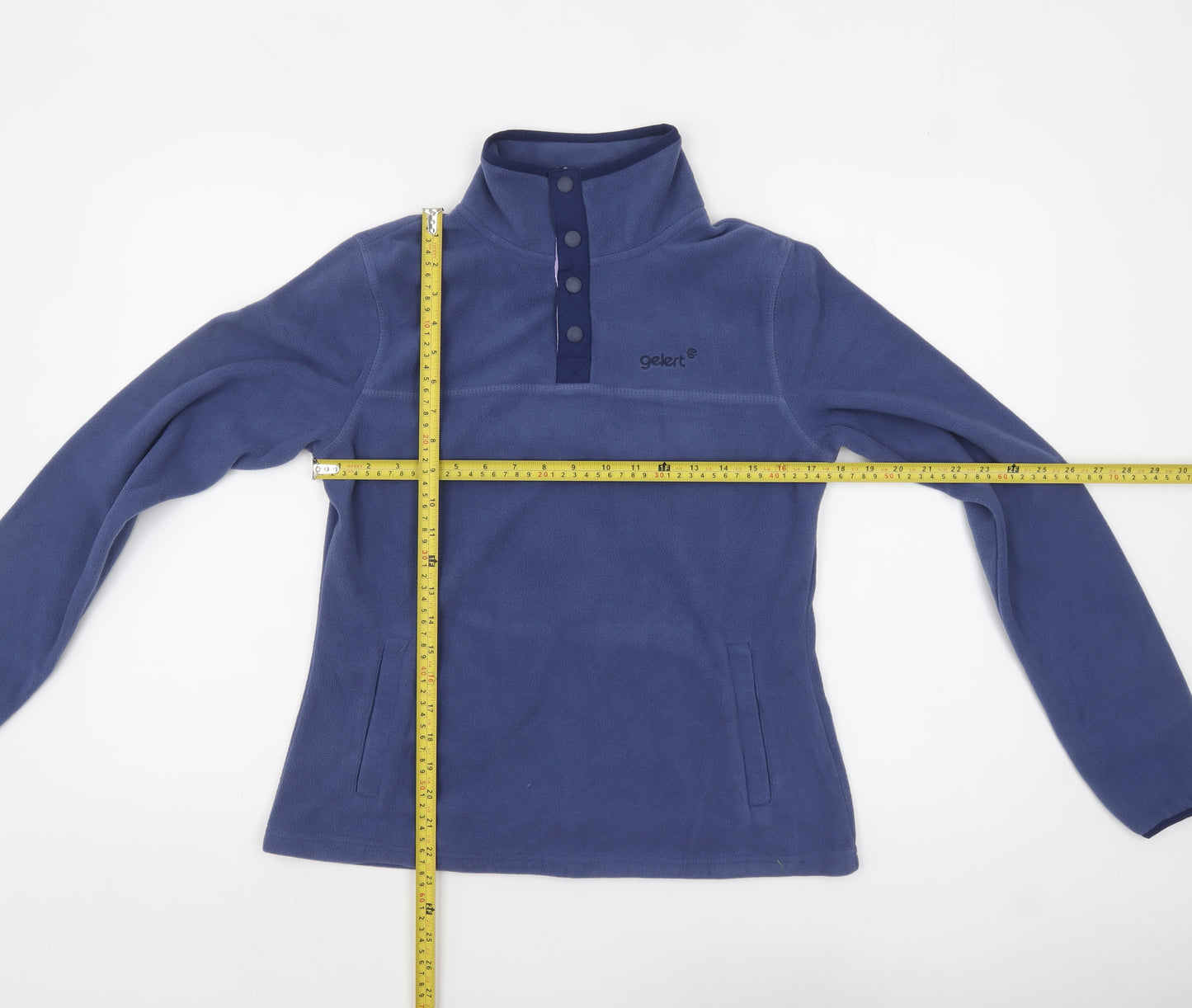 Gelert Women's Blue Fleece Henley Sweatshirt UK 10