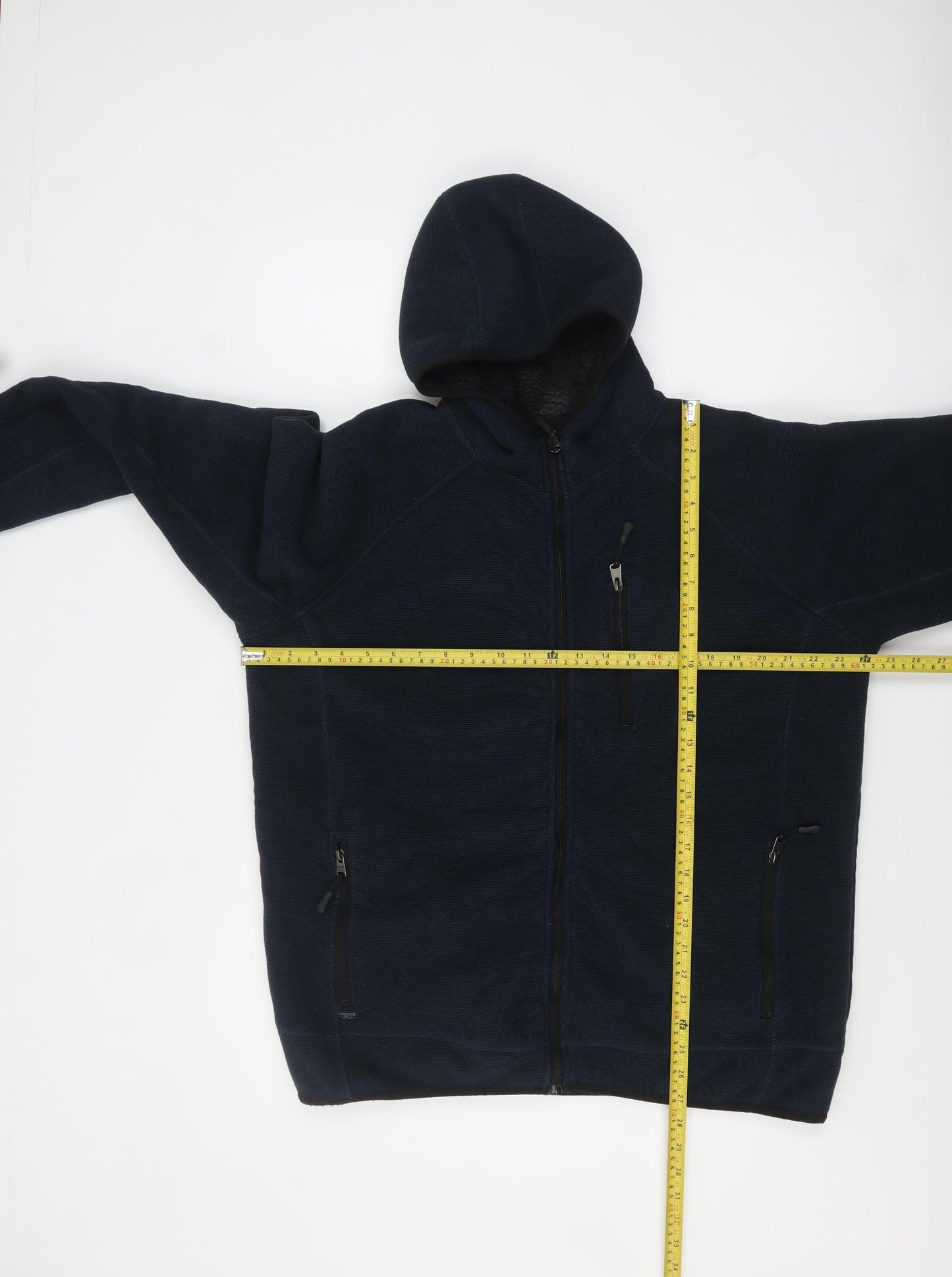 Kensington Eastside Men's Blue Full Zip Fleece Hoodie XL
