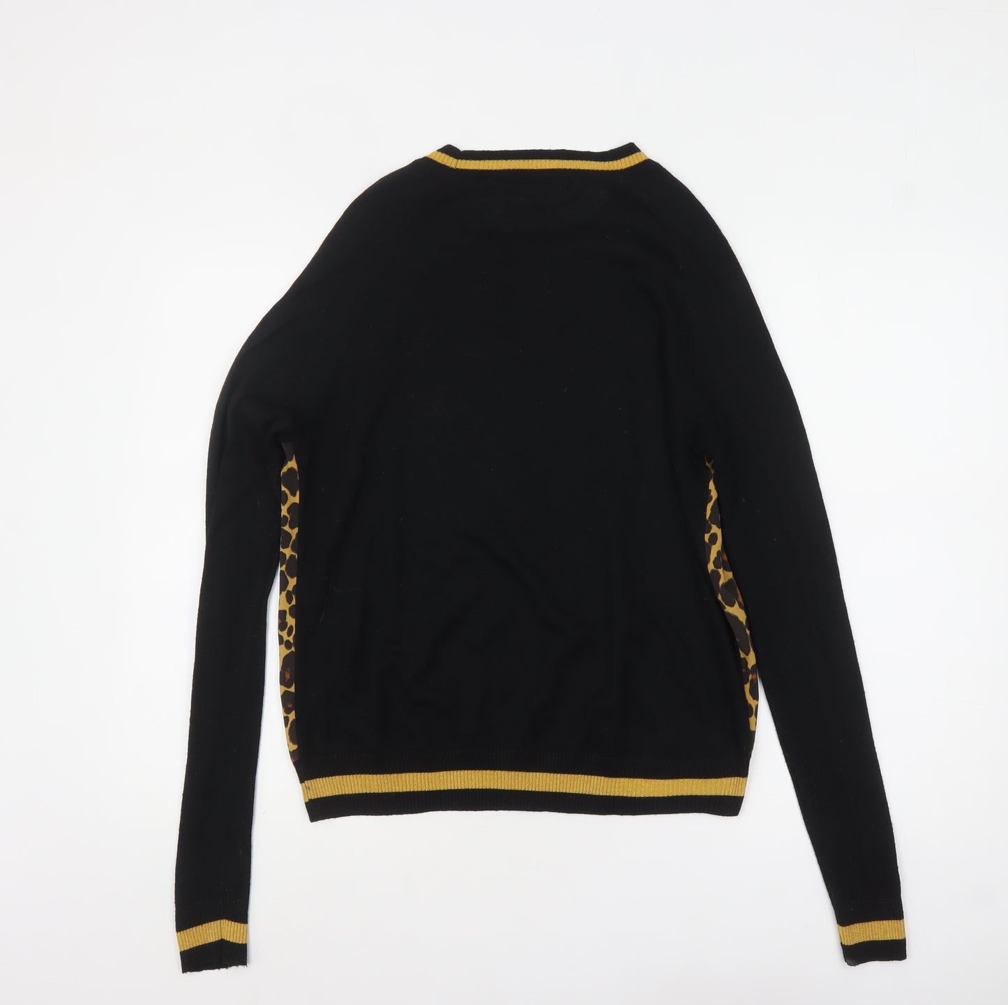 Next Women's Multicoloured Leopard Print Crew Neck Jumper Size 12