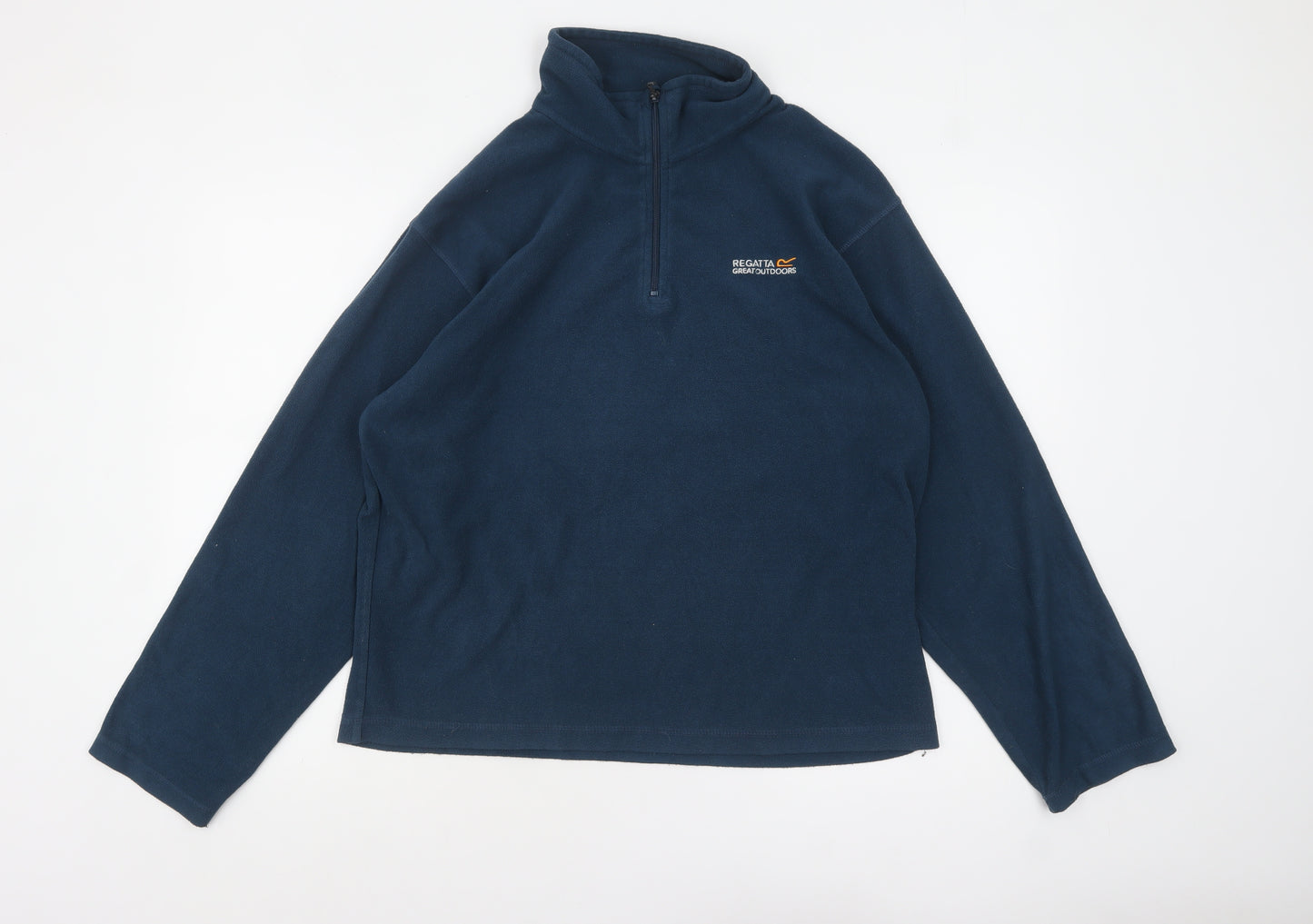 Regatta Men's Blue Fleece 1/2 Zip Pullover Sweatshirt M