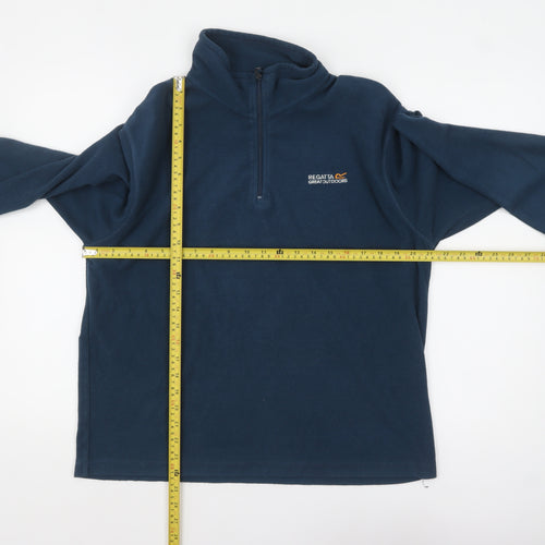 Regatta Men's Blue Fleece 1/2 Zip Pullover Sweatshirt M
