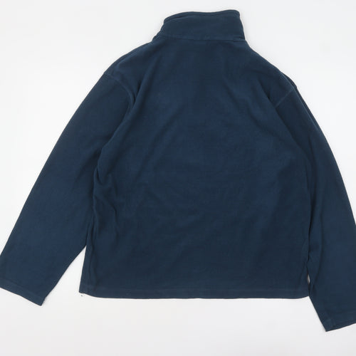 Regatta Men's Blue Fleece 1/2 Zip Pullover Sweatshirt M