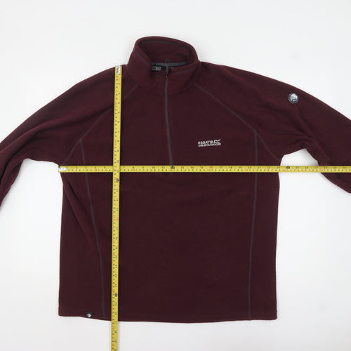 Regatta Men's Brown Fleece 1/2 Zip Pullover XL Outdoor Sweatshirt
