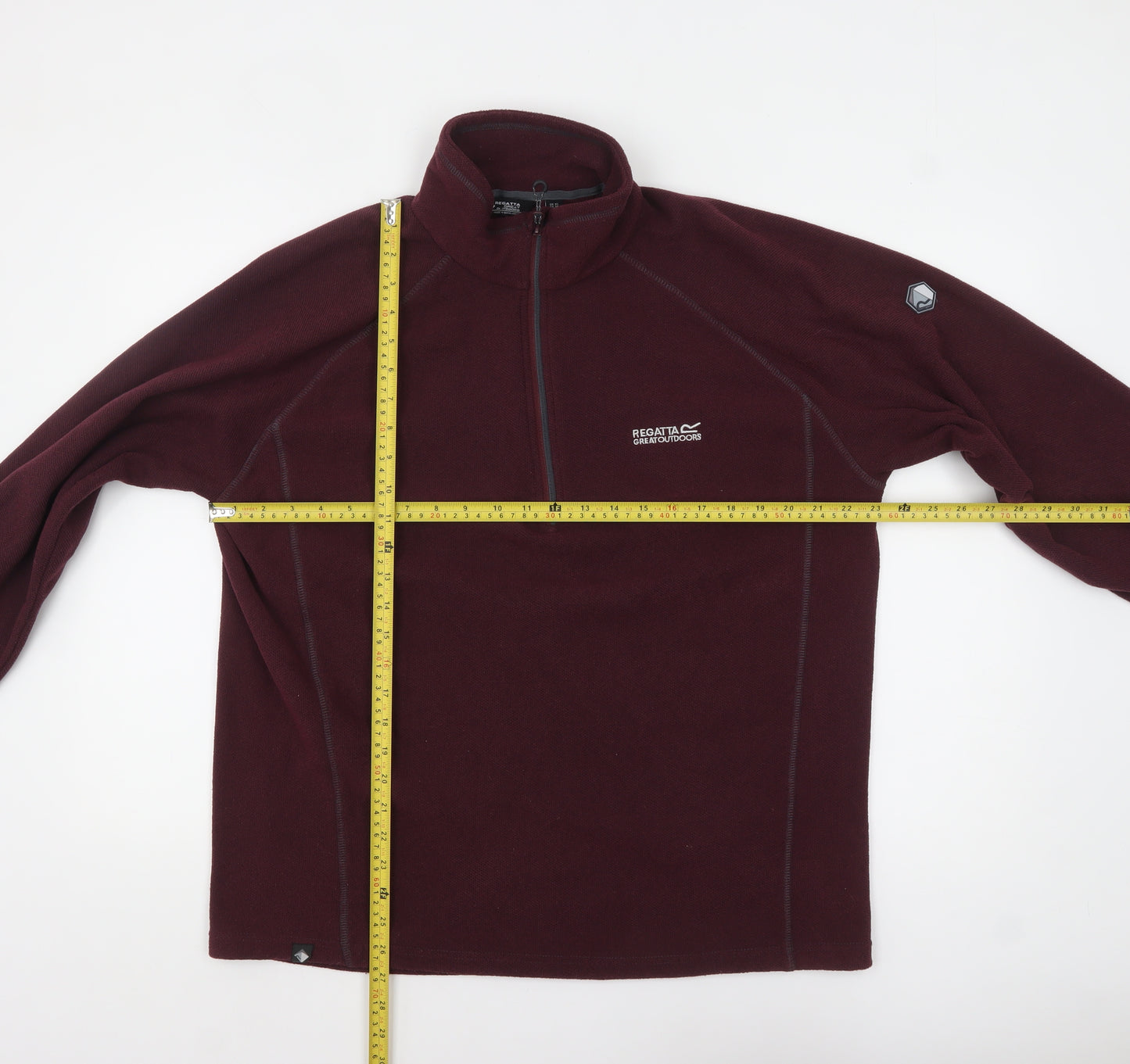 Regatta Men's Brown Fleece 1/2 Zip Pullover XL Outdoor Sweatshirt