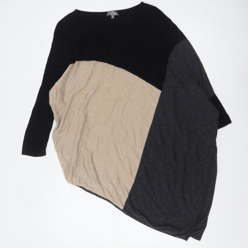 Phase Eight Women's Multicoloured Batwing Knit Jumper Size S